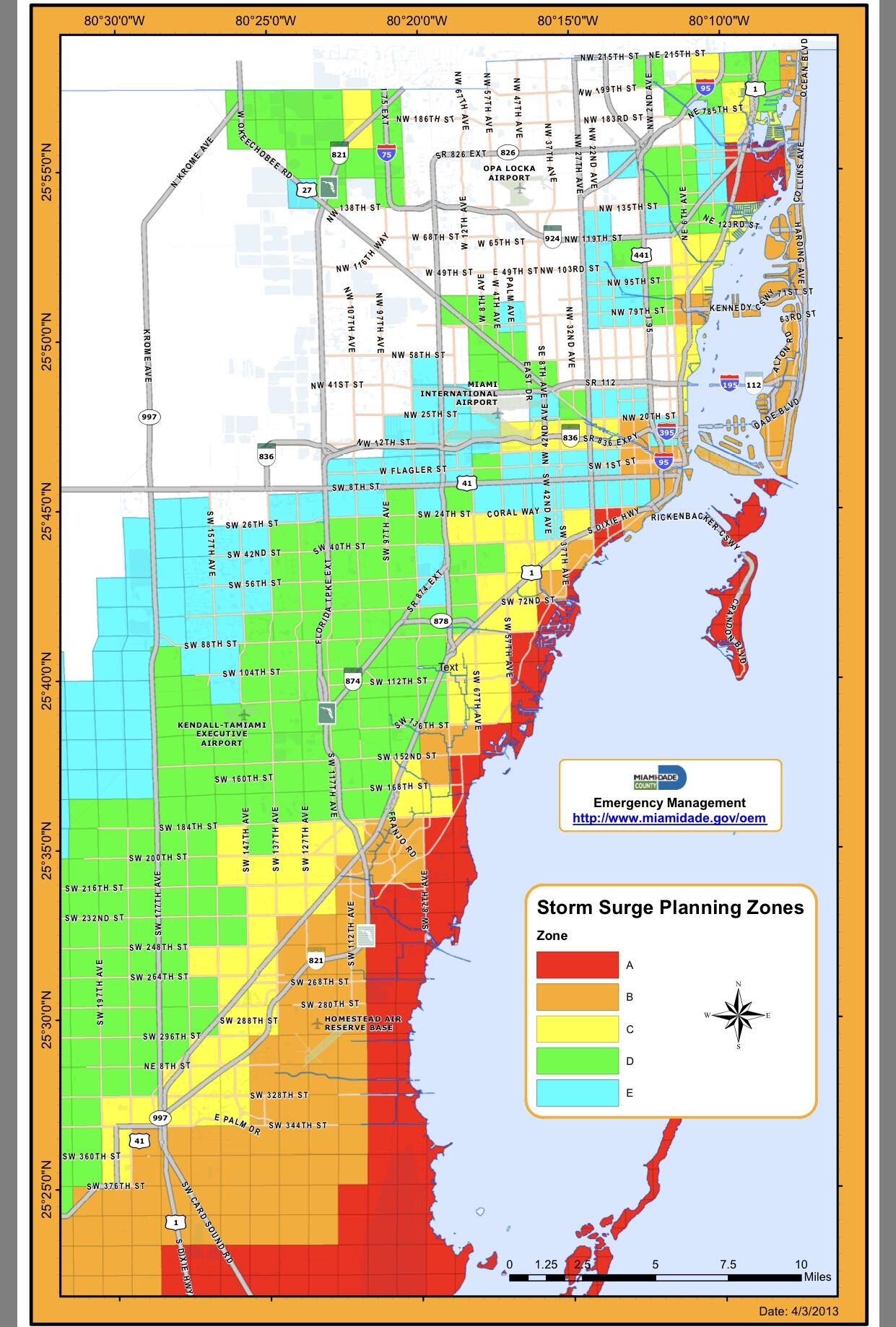 For Planning Purposes: Hurricane Evacuation Zones and Centers (City of ...