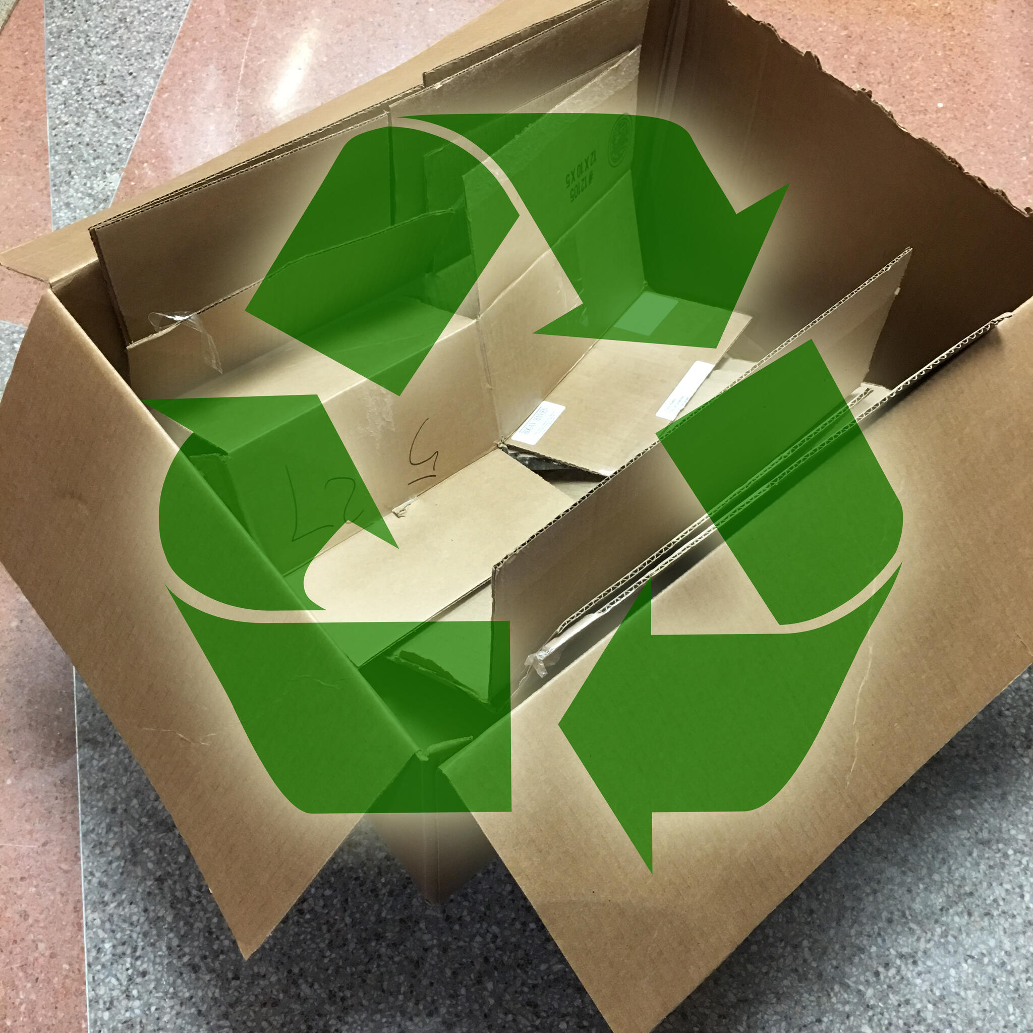 Recycle Cardboard Corrugated Cardboard Not Allowed in Trash beginning