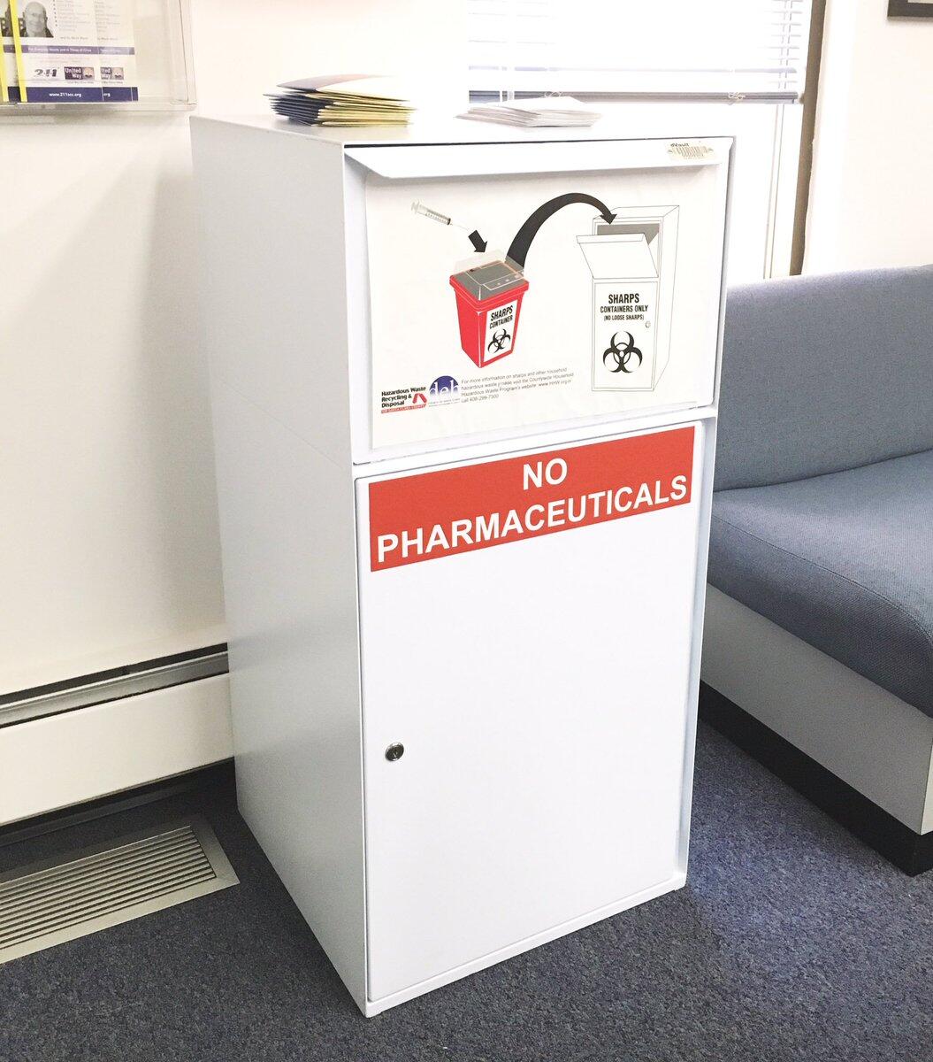 New Sharps Container Drop Off Bin In Lobby Mountain View Police