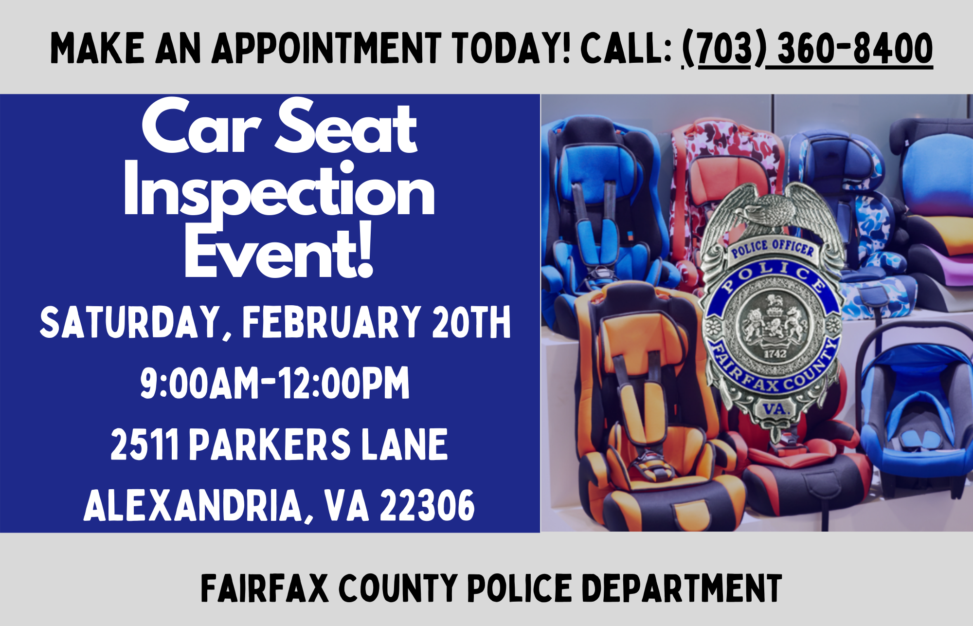 fairfax county car seat check
