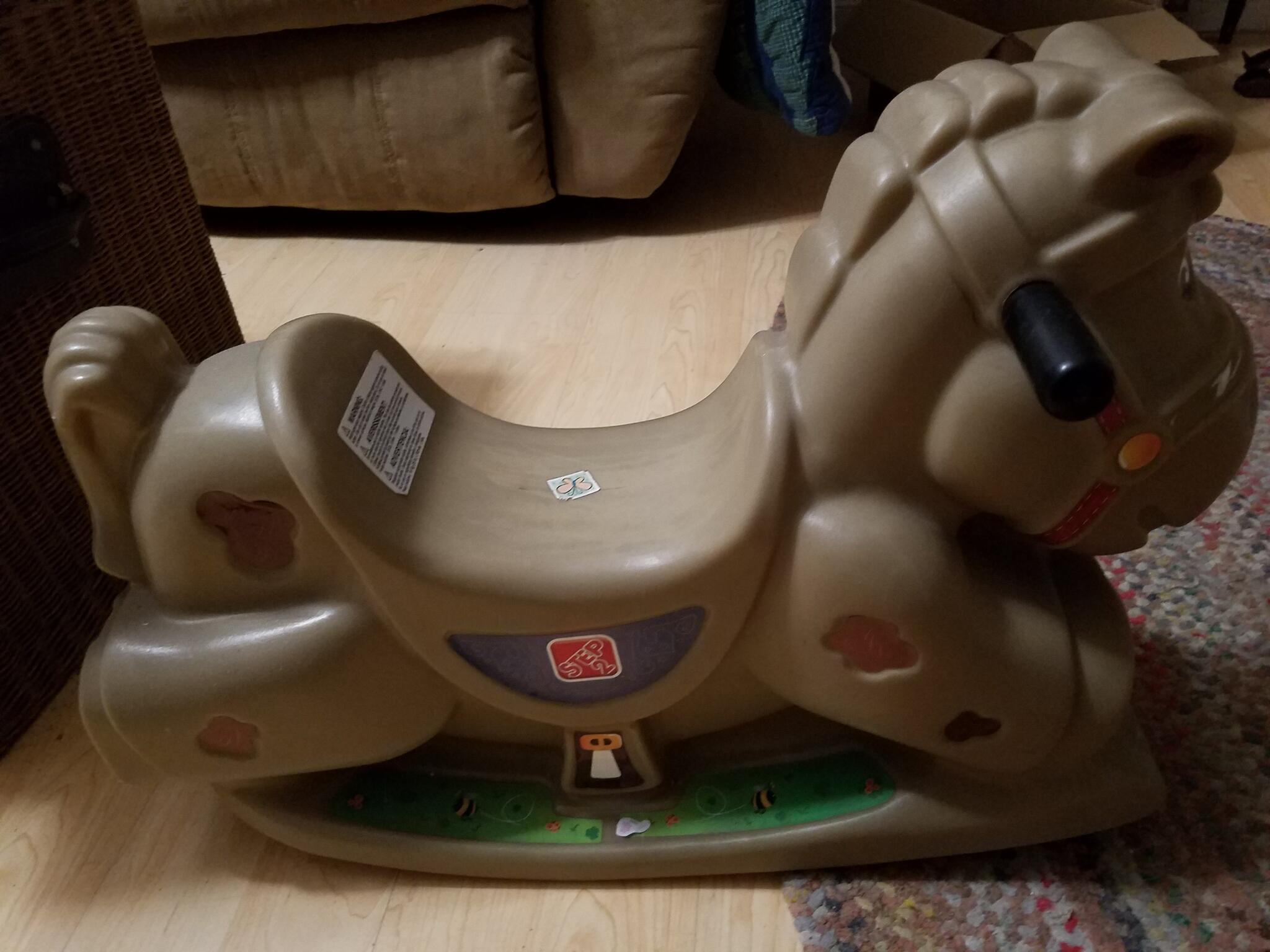 step2 patches the rocking horse