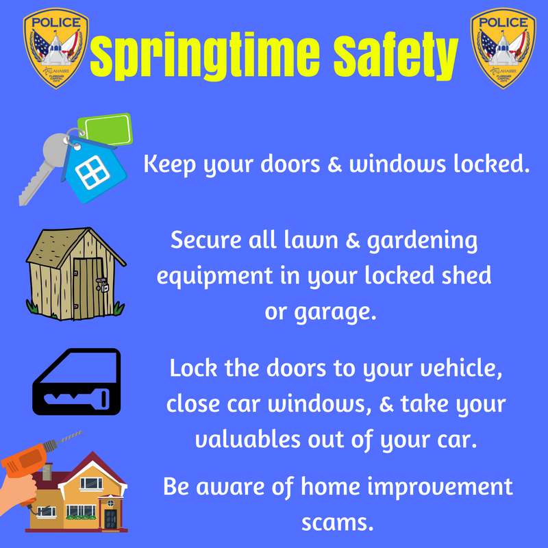 springtime-safety-tips-tallahassee-police-department-nextdoor