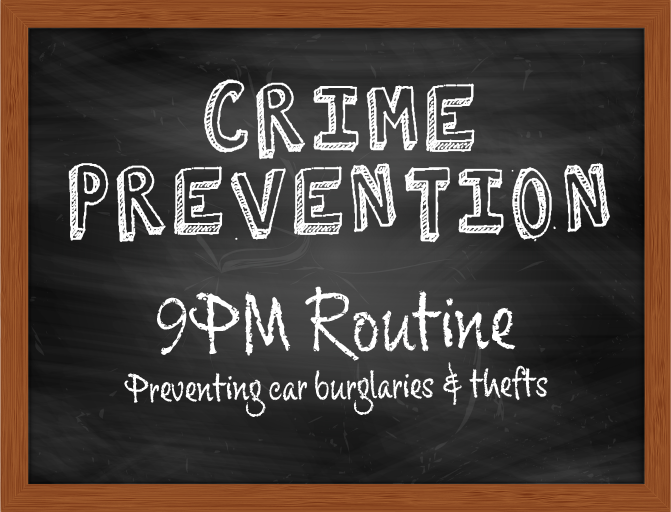 Preventing Car Burglaries Thefts 9pm Routine Denton Police Department Mdash Nextdoor Nextdoor