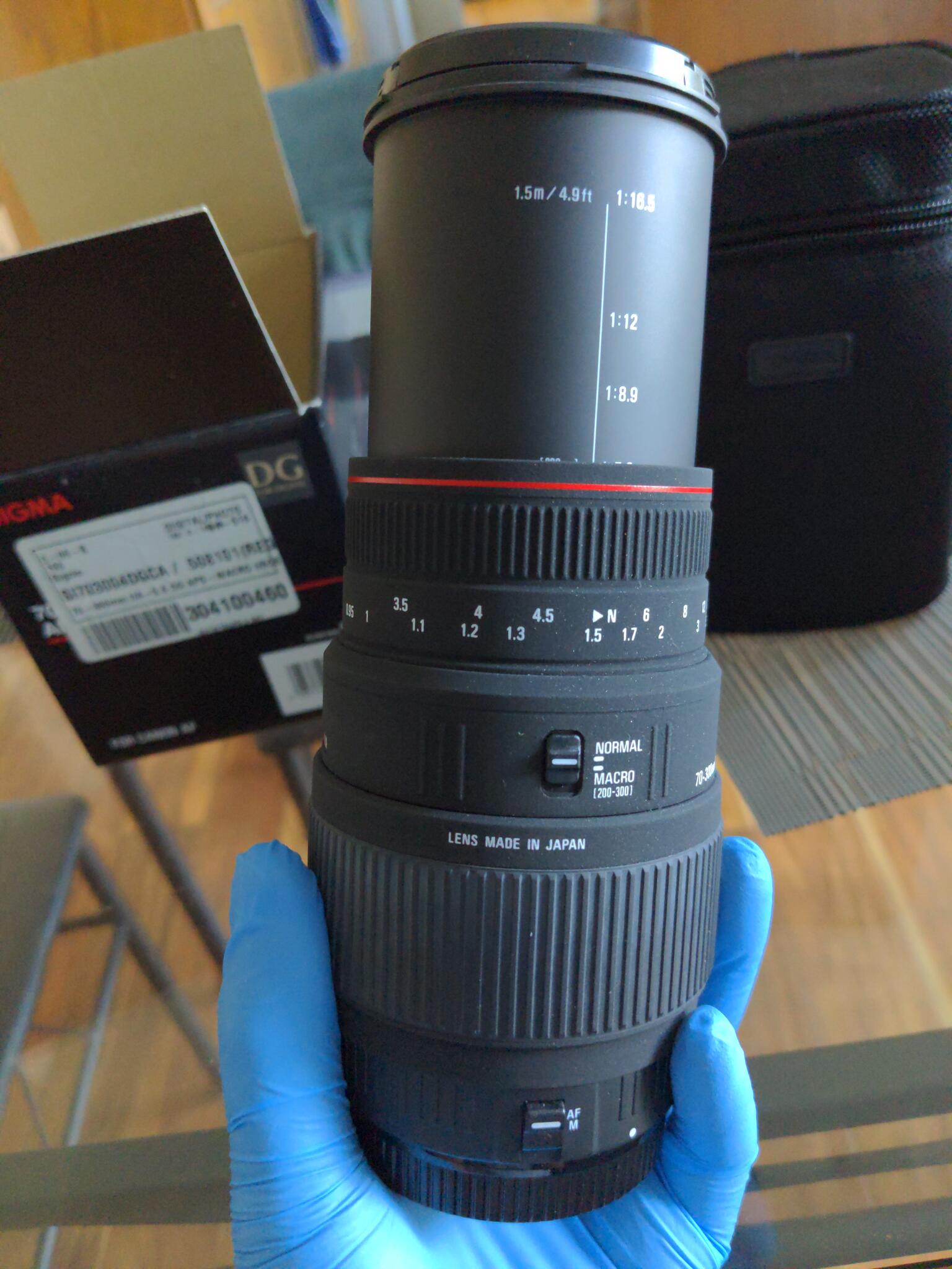 100 Sigma 70 300mm F4 5 6 Apo Dg Macro Lens For Canon Ef S Nextdoor