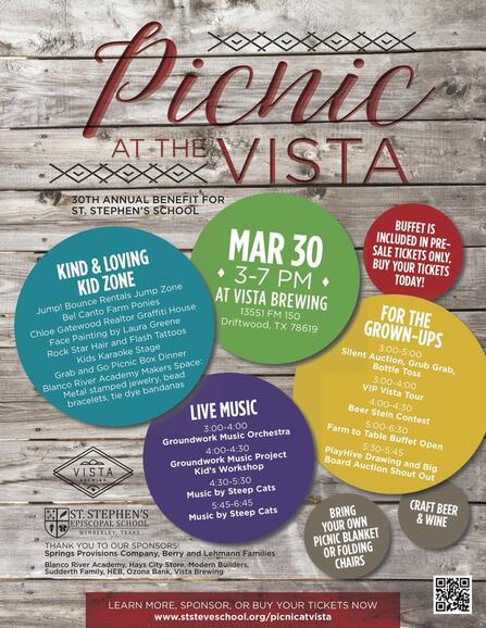 Mar 30 Family Picnic At Vista Brewing On March 30th Nextdoor