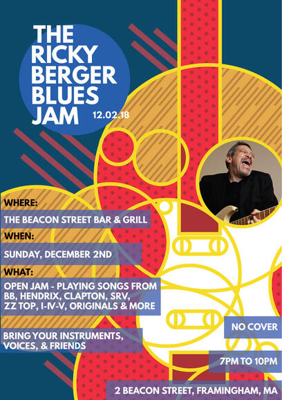 Dec 2 Ricky Berger Blues Jam At The Beacon Street Bar Grille