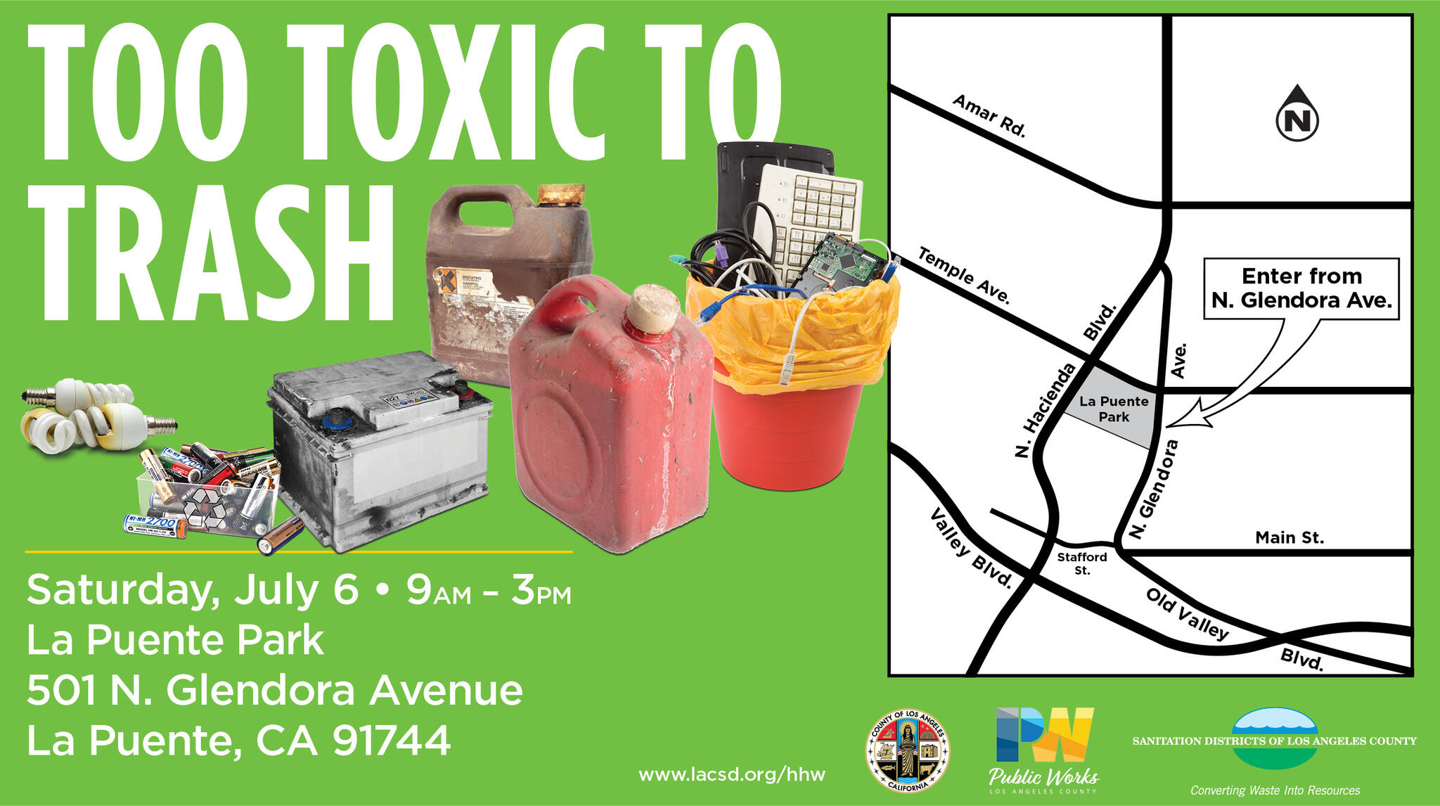 FREE Household Hazardous Waste Roundup in City of La Puente this