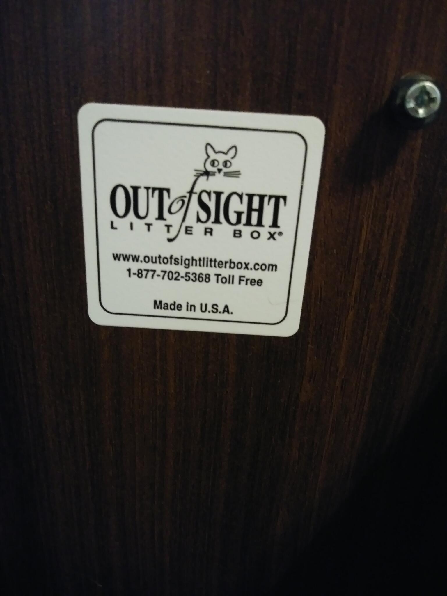 out of sight litter box