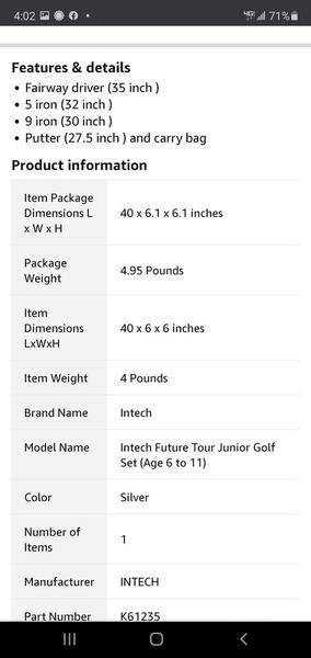 intech junior future tour set