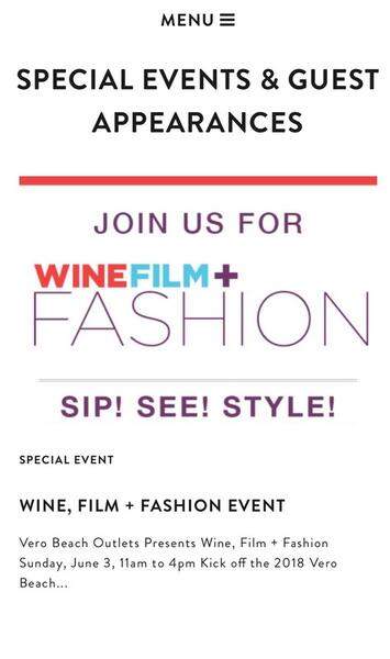 Jun 3 Vero Beach Outlets Vero Beach Wine And Film