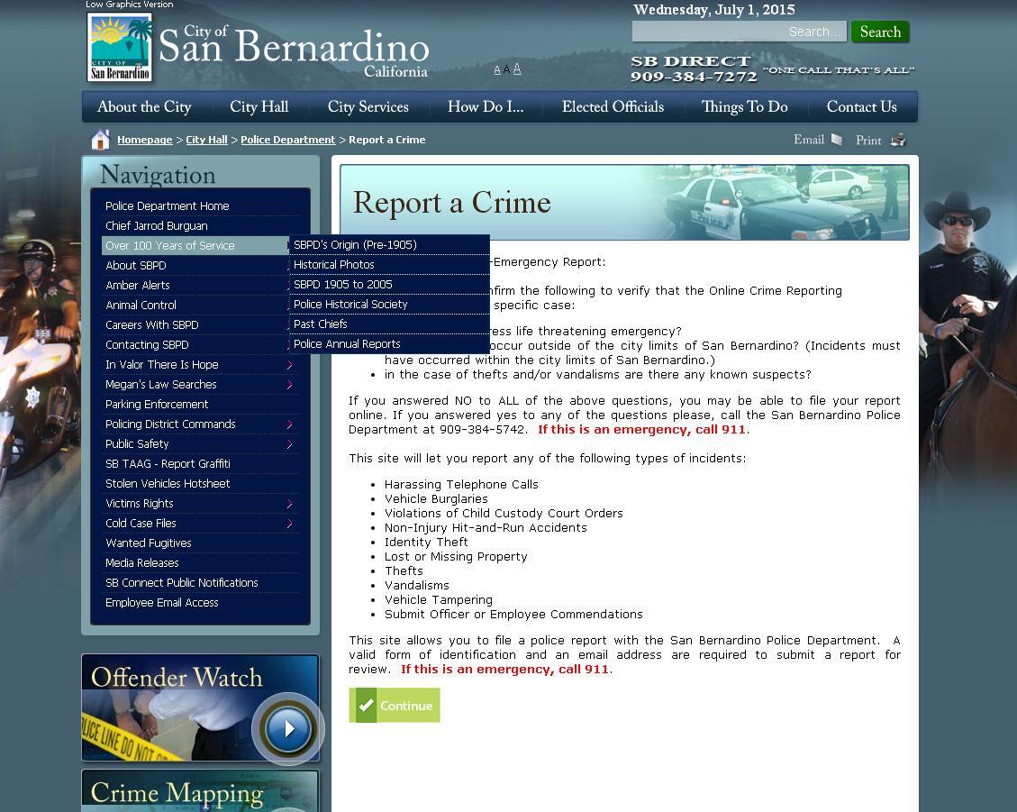 online police report file slc