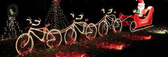 christmas bike lights