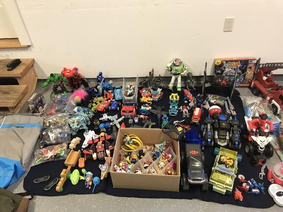 toy garage sale