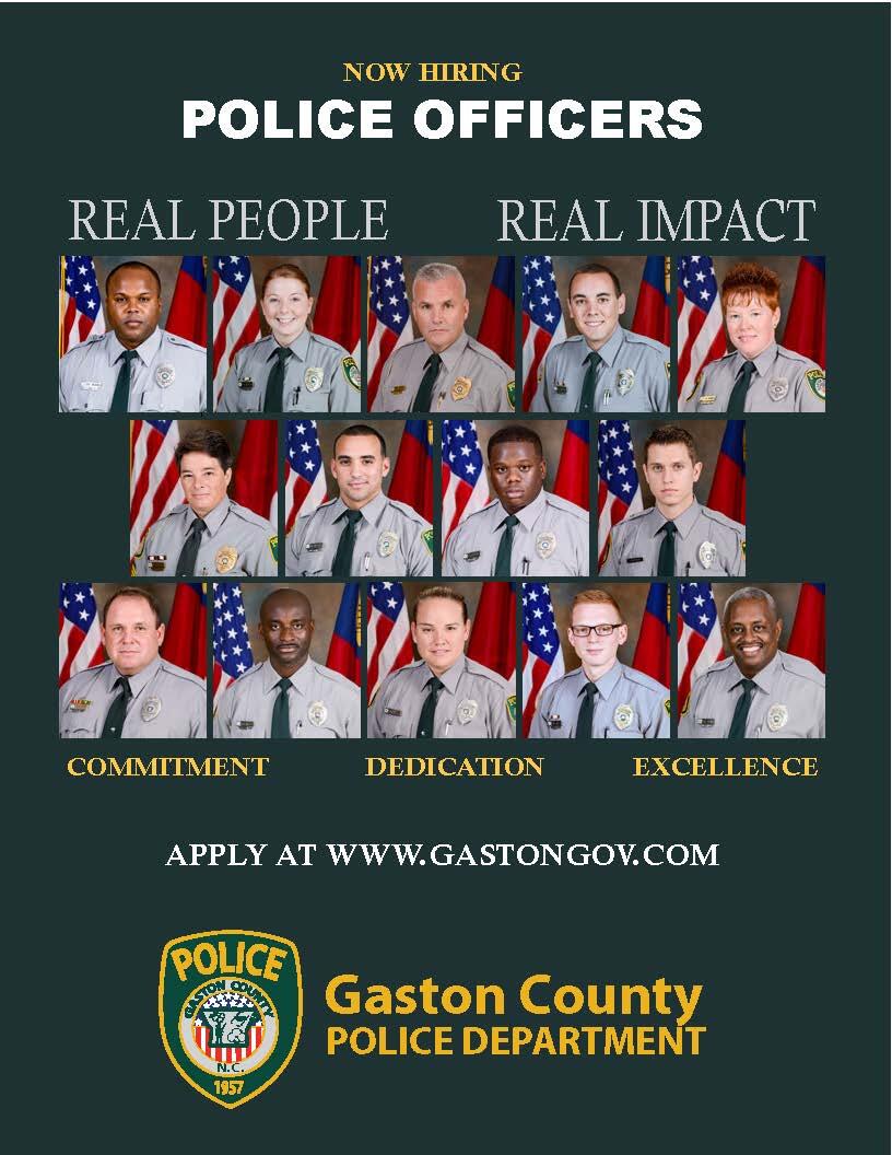 Gaston County Police Department is Hiring (Gaston County Police