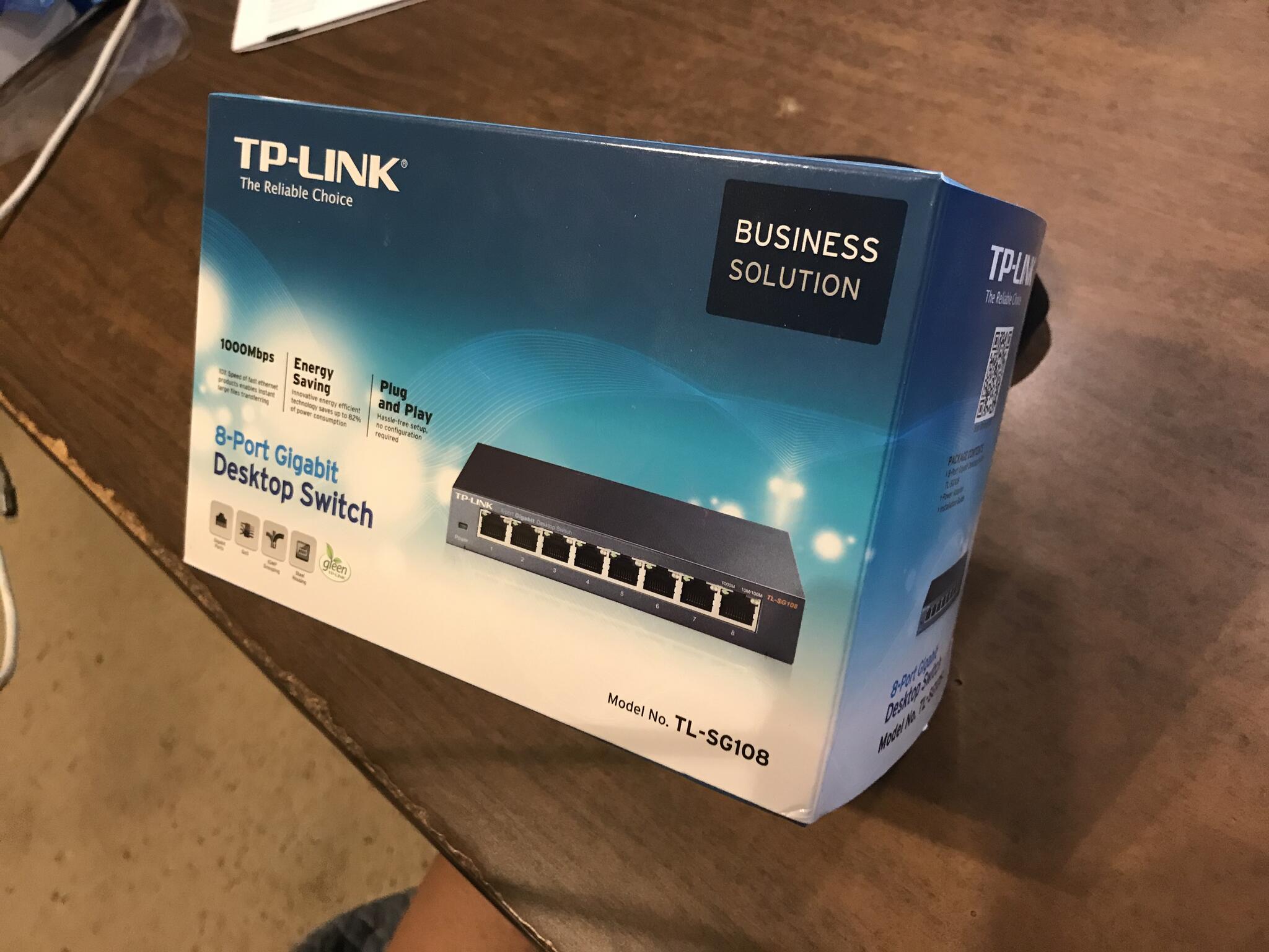 Tp Link 8 Port Gigabit Ethernet Network Switch Ethernet Splitter Plug Play Fanless Nextdoor