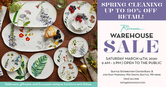 dinnerware warehouse sale