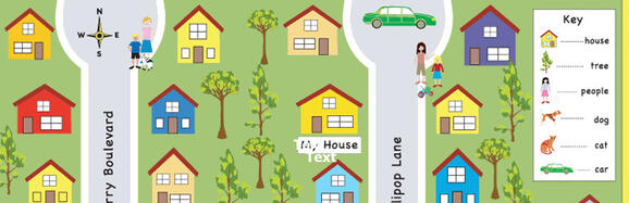 Images Of Neighborhood Map Cartoon
