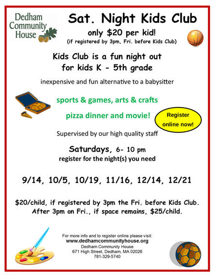 Oct 5 Dch Sat Night Kids Club This Saturday Nextdoor