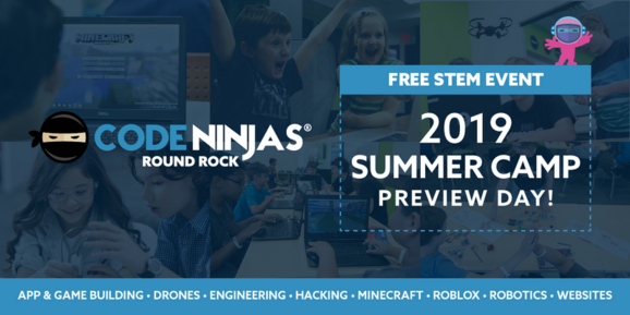 Apr 7 Free Stem Event 2019 Summer Camp Preview Day Nextdoor - roblox ninja codes i hack roblox game