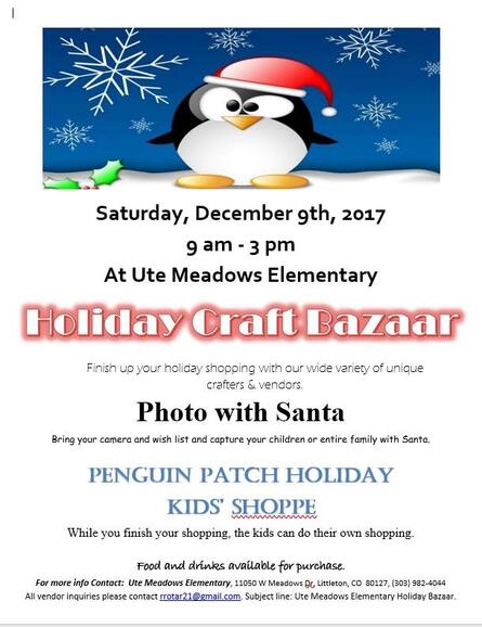 Dec 9 Ute Meadows Elementary Holiday Craft Bizarre Nextdoor