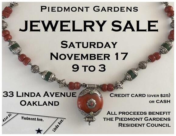 Nov 17 Jewelry Sale At Piedmont Gardens Nextdoor