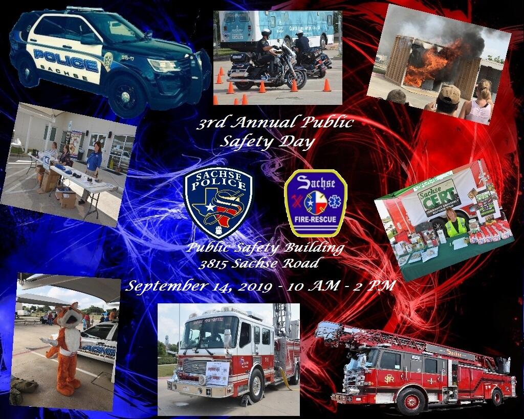 3rd Annual Public Safety Day (Sachse Police Department) — Nextdoor