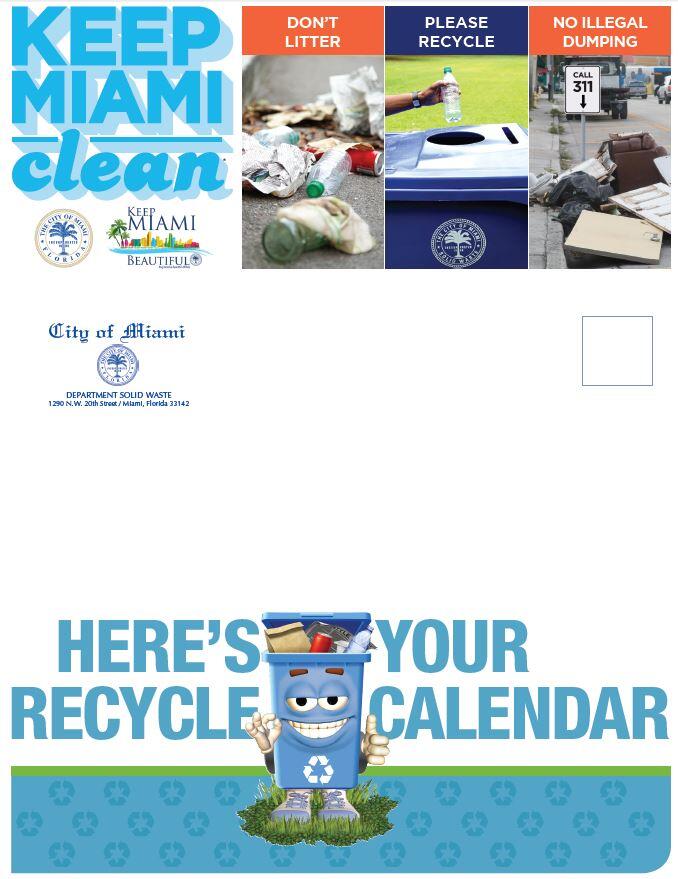 Recycle Calendar (City of Miami) — Nextdoor — Nextdoor