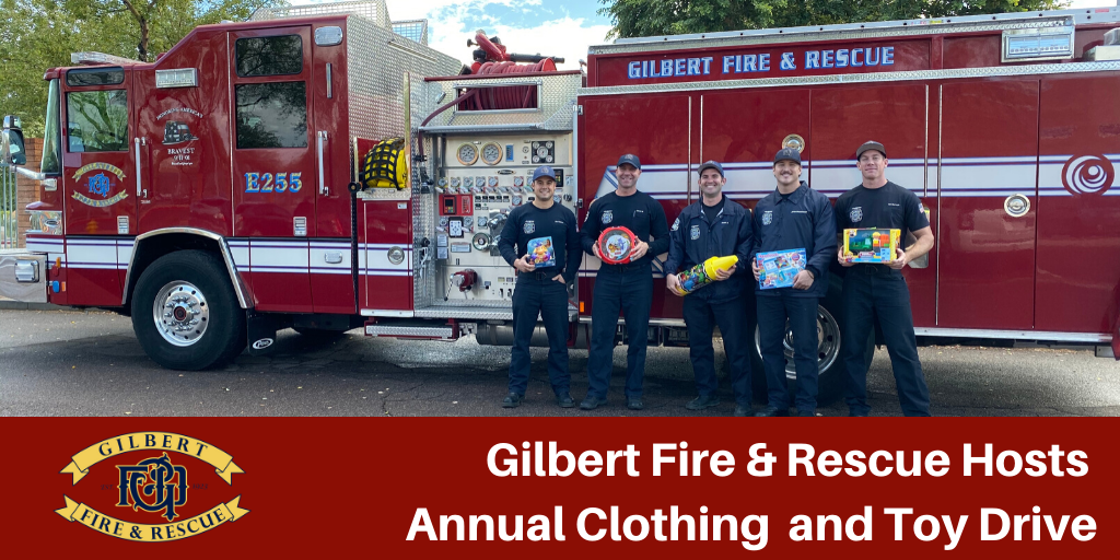 Gilbert Fire Rescue Clothing Toy Drive Gilbert Fire And
