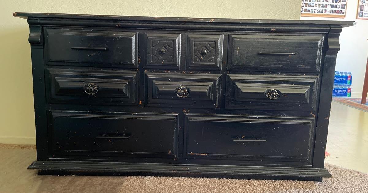 Solid Wood Black Dresser for $40 in Fresno, CA | Finds — Nextdoor