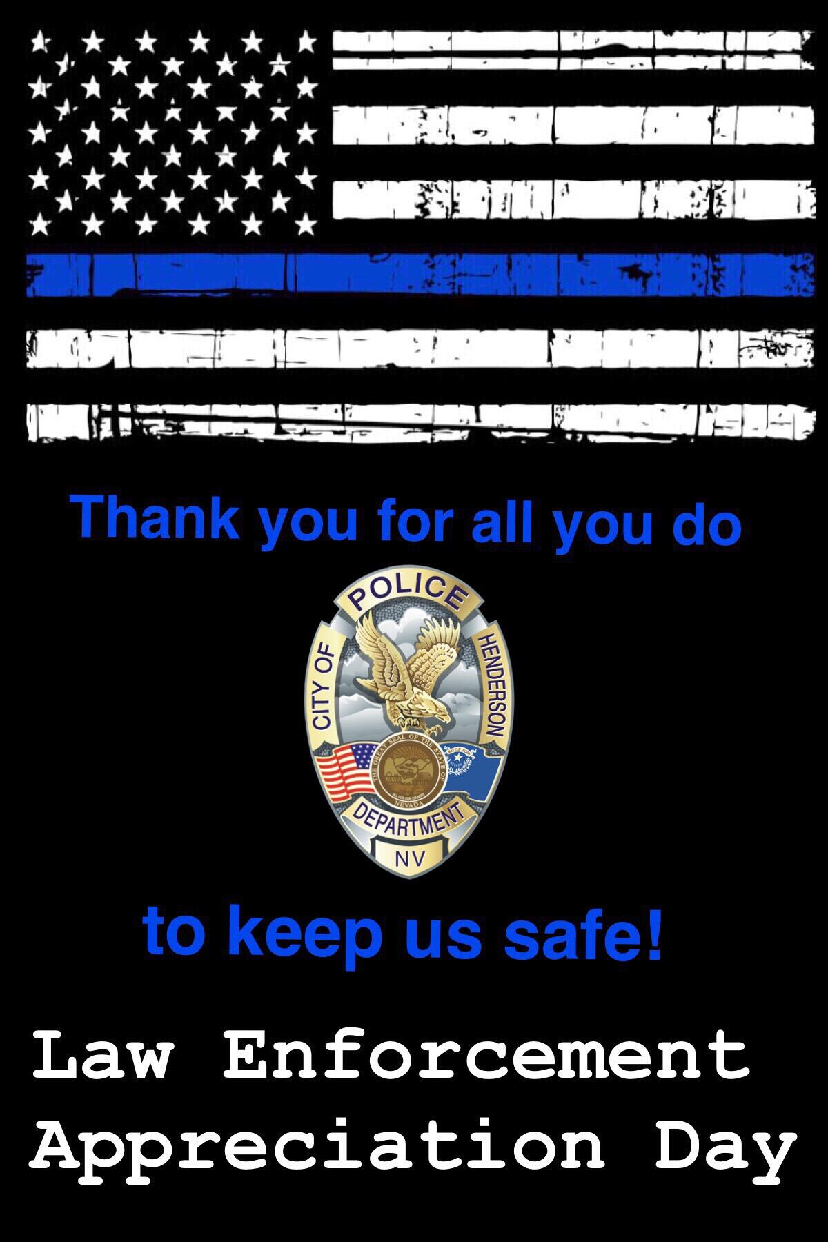 LAW ENFORCEMENT APPRECIATION DAY! (Henderson Police Department